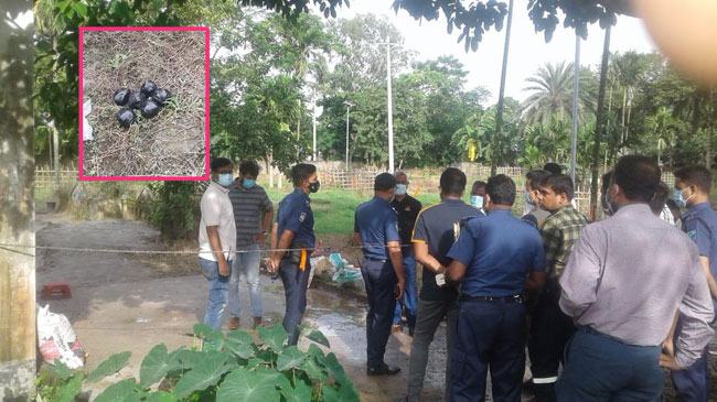 আড়াইহাজারে উদ্ধার হওয়া বোমা নিষ্ক্রিয় করেছে পুলিশ