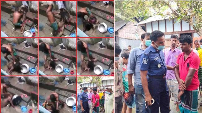 মুন্সীগঞ্জে গৃহবধূ হত্যা চেষ্টার ভিডিও ভাইরাল, স্বামী গ্রেফতার