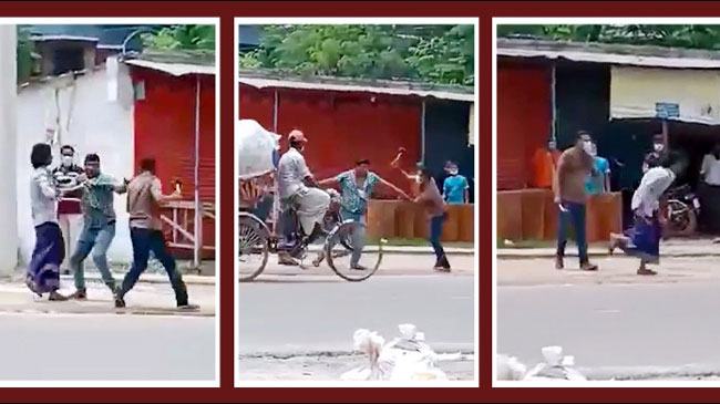 কুষ্টিয়ায় প্রকাশ্যে ঠিকাদারকে হাতুড়ি পেটার ভিডিও ভাইরাল