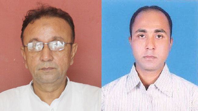 রাজশাহী মহানগর প্রেসক্লাবের সভাপতি আব্দুল মুগনী, সাধারণ সম্পাদক আব্দুল আউয়াল