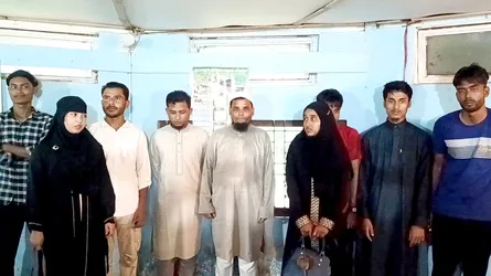 লংগদুতে রোহিঙ্গা সন্দেহে নারীসহ আটক ৯