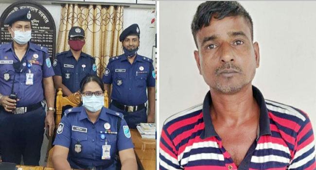 পুত্রবধূকে যৌন হয়রানির মামলায় শ্বশুর গ্রেফতার