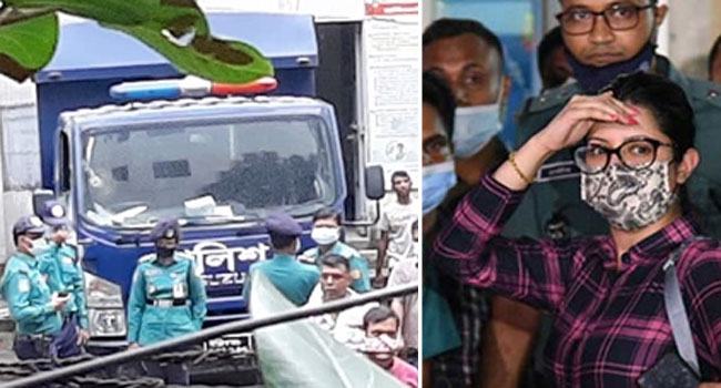 ‘নাইস গাড়ি’তে করে কাশিমপুর নেয়া হচ্ছে পরীমণিকে!