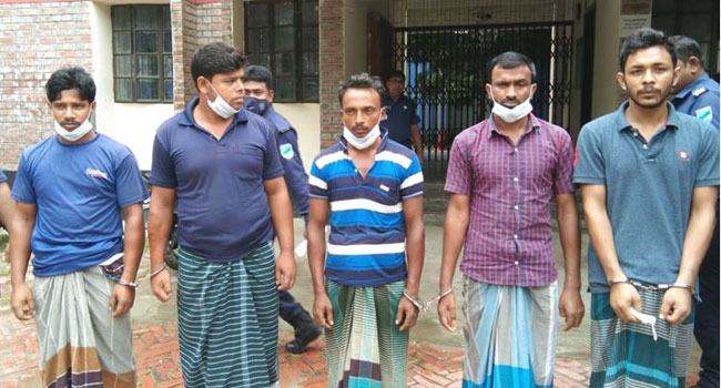 সালথায় ভ্যানচালক হত্যার রহস্য উন্মোচন, গ্রেফতার ৫
