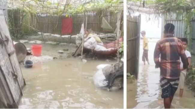 পদ্মায় পানি বৃদ্ধি, রাজবাড়ীতে বিস্তীর্ণ এলাকা প্লাবিত