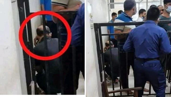 কাঠগড়ায় ওসি প্রদীপের মোবাইলে কথা বলার ছবি ভাইরাল