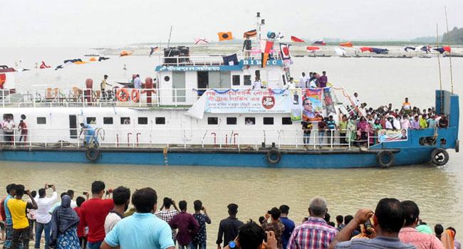 বগুড়া-জামালপুর নৌরুট : উদ্বোধনের ১১ দিন পরই বিকল সি-ট্রাক