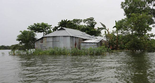 রাজবাড়ীতে বন্যা পরিস্থিতির অবনতি, পানিবন্দী মানুষের দুর্ভোগ