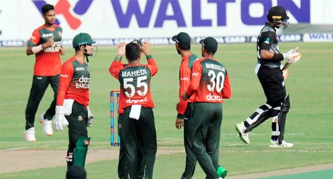 টি-টোয়েন্টিতে নিউজিল্যান্ডকে সর্বনিম্ন রানের লজ্জা দিল বাংলাদেশ
