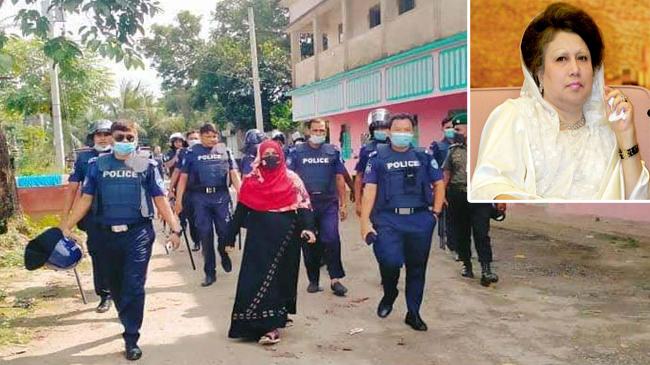 খালেদা জিয়ার বাড়ির সামনে ১৪৪ ধারা জারি