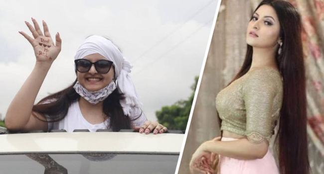 কারাগার থেকে বেরিয়ে হাতের লেখা নিয়ে যা বললেন পরীমণি