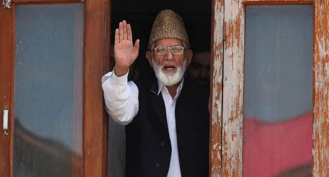কাশ্মিরি নেতা সৈয়দ আলী শাহ গিলানি আর নেই