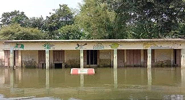 ফুলবাড়ীতে ধরলাসহ সব নদীর পানি বৃদ্ধি, নিম্নাঞ্চল প্লাবিত