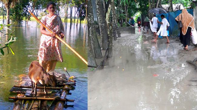 কালীগঙ্গার পানি বিপৎসীমার ৭ সে.মি. উপরে