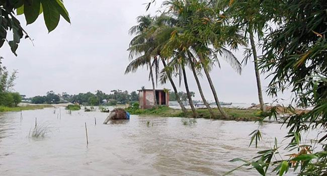 রাজবাড়ীতে বিপৎসীমার ৭৭ সে. মি. ওপরে পদ্মার পানি