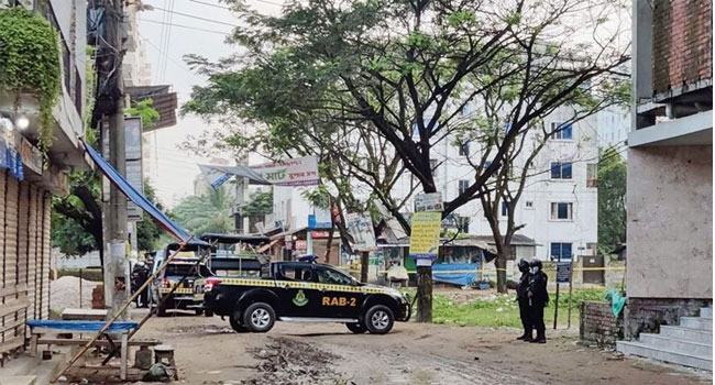 বসিলায় উগ্রবাদী আস্তানা সন্দেহে এক বাড়িতে অভিযান