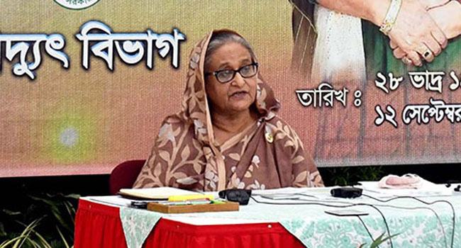 জনগণকে বিদ্যুৎ ব্যবহারে সাশ্রয়ী হবার আহ্বান প্রধানমন্ত্রীর