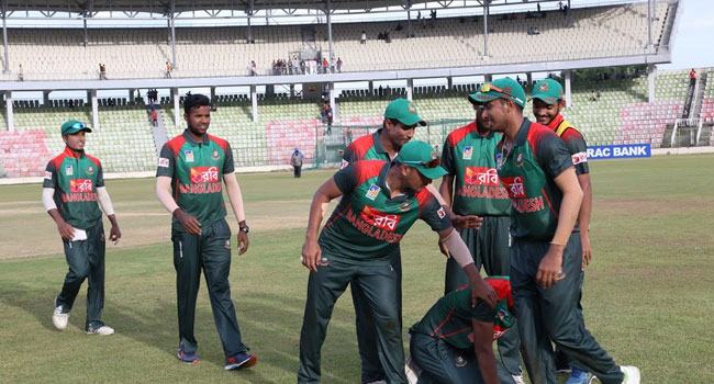 শান্তর ব্যাটিং নৈপুণ্যে বাংলাদেশের সংগ্রহ ৫ উইকেটে ২৬০ রান