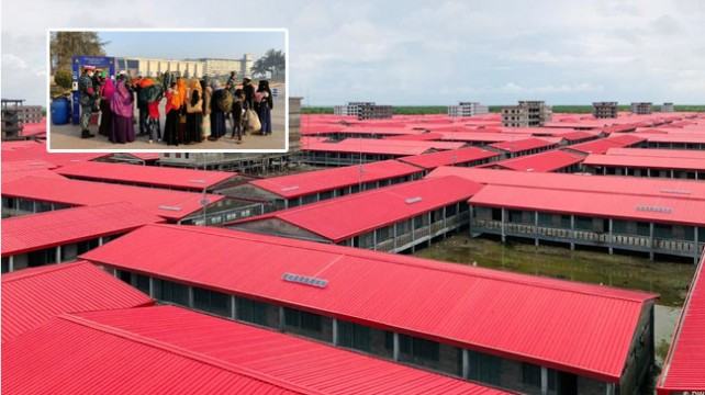 ভাসানচার থেকে পালানোর সময় ১৮ রোহিঙ্গা আটক