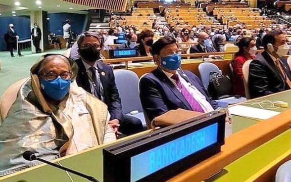 জাতিসঙ্ঘের সাধারণ অধিবেশনের উদ্বোধনী পর্বে প্রধানমন্ত্রী