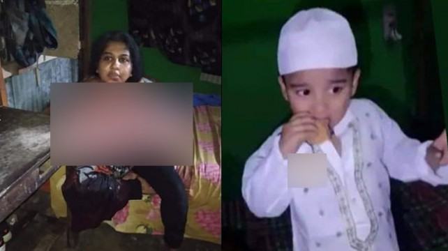 প্রবাসী স্বামীর সাথে বাকবিতণ্ডা, শিশুপুত্রকে গলা কেটে হত্যা