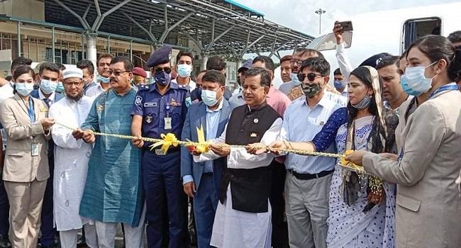 সৈয়দপুর-চট্টগ্রাম আকাশপথে ইউএস-বাংলার যাত্রা শুরু