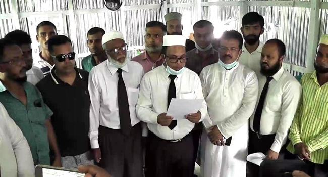 ঝালকাঠিতে দুটি কার্যালয় ভাঙচুরের প্রতিবাদে বিএনপির সংবাদ সম্মেলন