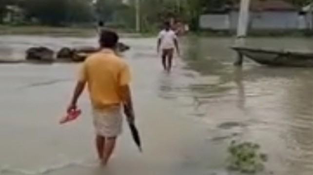 তিস্তা অববাহিকায় ফের বন্যা, চর ও নিম্নাঞ্চল প্লাবিত