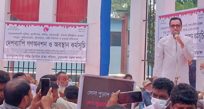 ‘হিন্দুদের নৌকায় ভোট দেয়া থেকে সরাতে এসব ষড়যন্ত্র’