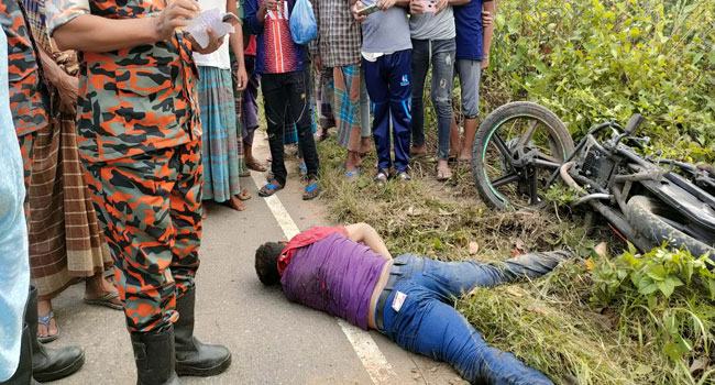 রাজনগরে ট্রাকের ধাক্কায় প্রবাসী নিহত