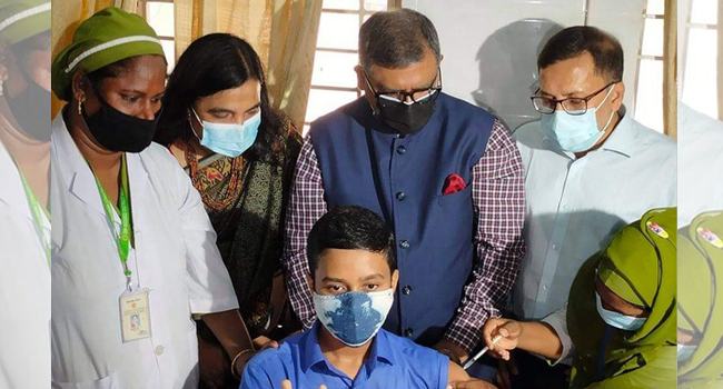 ১২-১৭ বয়সি শিক্ষার্থীদের টিকা সোমবার থেকে