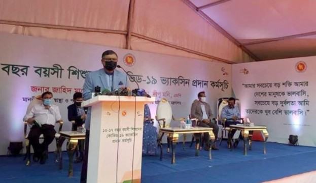 ১২ বছরের কম বয়সীদের এখনই টিকা নয় : স্বাস্থ্যমন্ত্রী