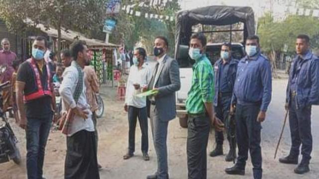 পাল্টাপাল্টি শোডাউন, দুই চেয়ারম্যান প্রার্থীকে জরিমানা