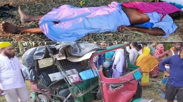 শ্রীপুরে ট্রাক-সিএনজি সংঘর্ষে নিহত ১