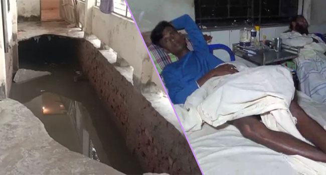 পটুয়াখালী সরকারী কলেজের ছাত্রাবাসের মেঝেতে হঠাৎ ধস, আহত ১০