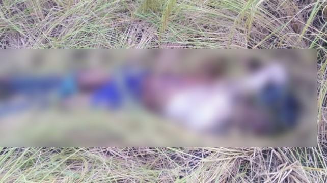 পোরশায় ধান ক্ষেত থেকে যুবকের লাশ উদ্ধার