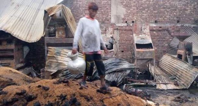 পাইকগাছায় এক হাজার মণ ধান ভস্মীভূত