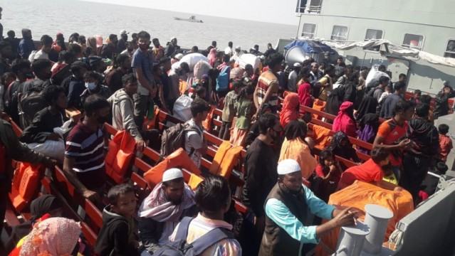 অষ্টম ধাপে ভাসানচরে পৌঁছাল ৫৫২ রোহিঙ্গা