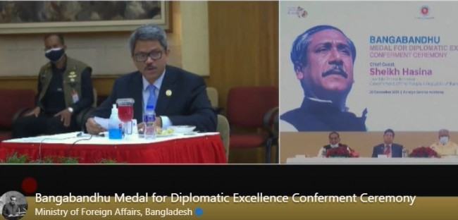আইসোলেশন শেষে গণভবনে পররাষ্ট্র প্রতিমন্ত্রী