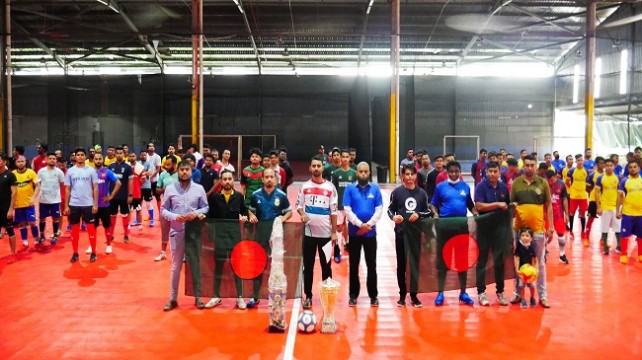 মালয়েশিয়ায় বাংলাদেশী প্রবাসীদের ফুটসাল টুর্নামেন্টে অনুষ্ঠিত