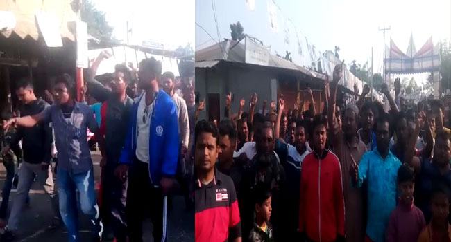 রংপুরে লাঙ্গলের ওপর মোটরসাইকেল সমর্থকদের হামলা
