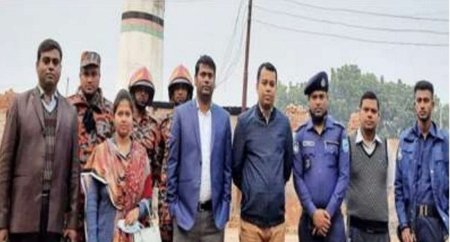 রাজবাড়ীতে অবৈধ ইটভাটায় ১ লাখ টাকা জরিমানা