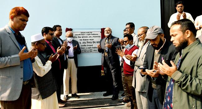 নোবিপ্রবিতে উচ্চ জলাধার ও পানি শোধনাগারের উদ্বোধন