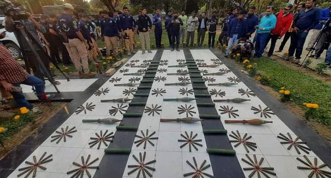 সাতছড়ি জাতীয় উদ্যান থেকে মর্টার সেল ও গুলি উদ্ধার