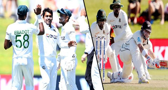 ইবাদতে পরাস্ত নিউজিল্যান্ড, জয়ের সুবাস পাচ্ছে বাংলাদেশ