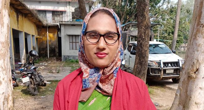 শৈলকুপায় বিপুল ভোটে জয়ী তৃতীয় লিঙ্গের পপি
