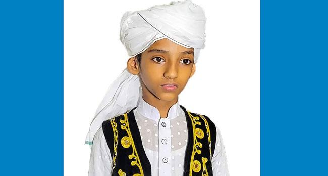 ৭ বছরের জিবরিল ৯ মাসে কোরআনে হাফেজ