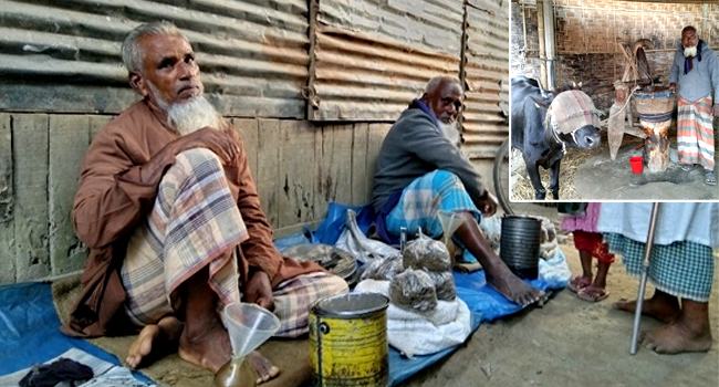 বাবার ঘানিশিল্পকে ৫০ বছর ধরে আঁকড়ে আছেন দু’ভাই
