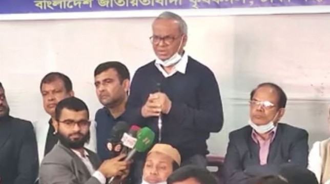 সরকার রক্তচক্ষু দেখিয়ে বিদেশীদের মুখ বন্ধ রাখতে পারবে না : রিজভী