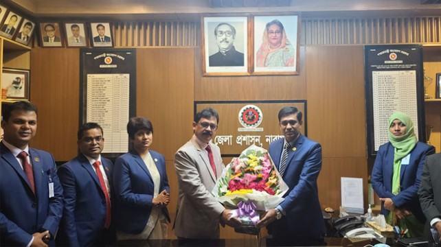 নারায়ণগঞ্জে নুতন ডিসির যোগদান